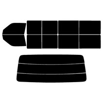 로톰 이스타나 측후면 썬팅필름, 이스타나 15인 (95-04), RTF-7S 15 (중간), 쌍용