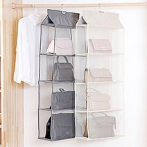 걸이형 행거 핸드백 명품 가방 정리 보관 진열장 수납장 4단