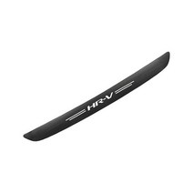 자동차 탄소 섬유 가죽 범퍼 스티커 혼다 클라리티 CR-Z 엘리시온 FREED HRV insire INSPIRE MOBILIO NSX, 05 For HR-V_01 Black White