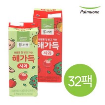 풀무원 해가득 사과주스 180mlX32개입, 없음
