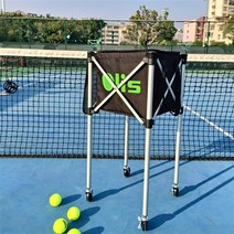 테니스볼카트 럭셔리 테니스 카트 프레임 자동 구기 줍기 바구니 훈련 기구, 없음, 5 테니스 카트 파우치 1개