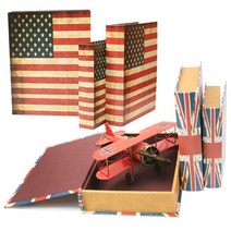빈티지 인테리어 소품 책모양수납함 미국영국 S사이즈, 미국 USA
