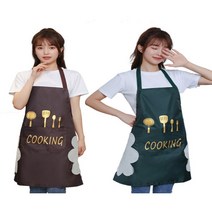 까야 방수 핸드타월 앞치마, 기본형, 블랙