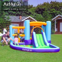 에어바운스 에어풀장 놀이터 미끄럼틀 가정 키즈카페 유치원 어린이집 아이를위한 AirMyFun 풍선 경비원 집, 01 파란