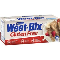 새니테리엄 위트빅스 글루텐 프리 시리얼 375g Sanitarium Weet bix Gluten Free Cereal, 1팩