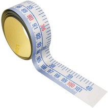 WINTAPE 101cm/40Inch 접착식 백업 테이프 측정 방수 측정 스티커 스티커 미터 측정 테이프, 101cm 40인치