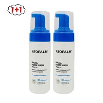 [트윈스몰] 1+1 아토팜 페이셜 폼워시 부드러운 약산성 거품 세안제 보습 세안 워시 150ml