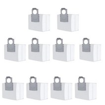 집진기 RTO Roborock S7 Maxv 먼지 봉투 액세서리 Q7 Max T8 진공청소기 수집기 세트 용 부품 로봇청소기 악세사리, 10개