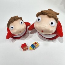 벼랑위의 포뇨 캐릭터 생일 선물 장식 소품 봉제 인형, M