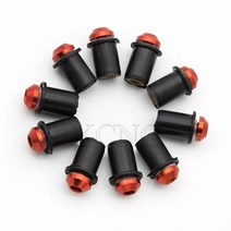 자동차 볼트 너트 5mm 10PCS 오토바이 윈드 쉴드 앞 유리 볼트 나사 스즈키 GSXR 600 750 1000 K1 K2 K3 K4, 03 빨간