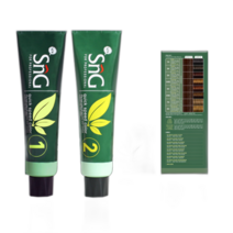 SNG 흰머리 멋내기 저자극 대용량 새치염색약 녹차칼라 120g 11203581, 6RB 로즈브라운 새치