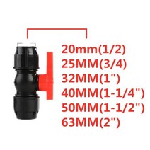 계량기동파방지 배관청소 환기구 에어컨 배수 플라스틱 워터 파이프 퀵 밸브 커넥터 PP 튜브 볼 액세서리, 01 Black_03 Pipe 32mm
