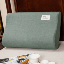 니즈니드 굴곡형 라텍스 메모리폼 베개 커버