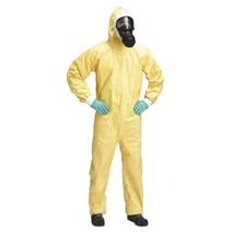 듀폰 타이켐2000 내화학 보호복 원피스 작업복 1개, L