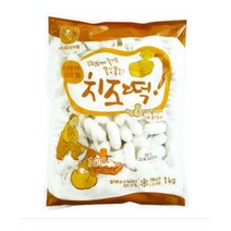 식품 간편 치즈떡 엄지 1kg 아이들 간식 간편식 즉석 치즈떡/분식재료/간단한저녁메뉴/간편식/가정간편식간편식품/즉석식품/간식/아이들간식/나홀로족, 1