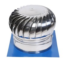 벤츄레이터 공장 환풍기 흡출기 벤츄레타 옥상 지붕, 304 스테인리스 350mm + 고정클립
