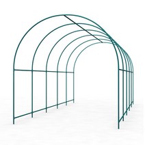 파이프 조립식 하우스 뼈대 자재 프레임 정원 아치 식물 덩쿨 농원, 2x2.15x2.2 미터