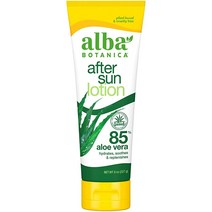 Alba Botanica 애프터 선 로션 85% 알로에 베라 226.8g(8온스) 297905, 8 Ounce (Pack of 1) _85% Aloe