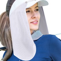 노스캐디 에어쿨 얼굴 햇빛가리개, 화이트