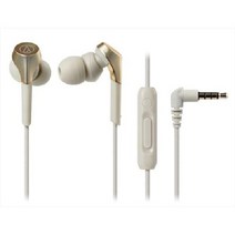 audio-technica SOLID BASS 스마트폰용 커널형 이어폰 중저음 하이레조 음원 대응 샴페인 ATH-CKS550 XiS CG