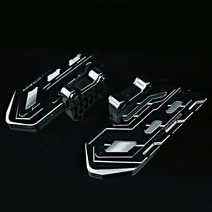 스피닝자전거 스핀바이크 엑스바이크 접이식실내자전거 전기 자전거 페달 전면 및 후면 회전 알루미늄 합금, 02 Rear Black Pair