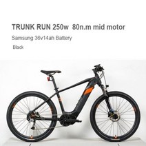 emtb 로드 전기 산악 자전거 3륜 삼륜 가성비 전기자전거 27.5 인치 산악 리튬 이온 배터리 emtb 250W 미드 모터 토크 센서 보조 오프, S, 02 Black