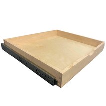 COUVER 45.7cm 18인치 DIY 조립되지 않은 자작나무 캐비닛 풀아웃 선반 슬라이드 아웃 서랍 상자 트레이 오거나이저 부드럽게 닫히지 않는 레일