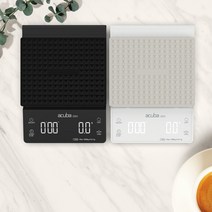 아쿠바 커피 베이킹 전자저울 CS-5010 화이트