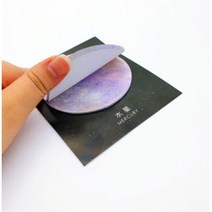 교육용 전화 행성모양 책상꾸미기 접착식 메모지