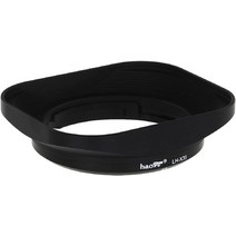 후지필름 후지 후지논 XF35mmF2 XF 35mm f/2 R WR 및 XF23mmF2 23mm f2 렌즈용 Haoge LH-X35 총검 사각 금속 렌즈 후드 X-Pro3 X-T4, 기본