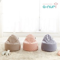 아누리 뚱이 키즈 빈백, 패브릭_핑크