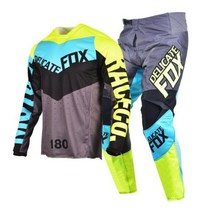 바이크자켓 저지 팬츠 자전거 사이클링 콤보 키트 마운틴 바이크 오프로드 블랙 슈트, Jersey L Pants 34+Fluo
