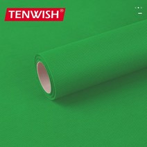 Tenwish 2x3 미터 크로마 키 배경 녹색 화면 사진 스튜디오 비디오 라이브 배경 부직포 블랙 화이트 크로마키스크린 크로마키천, 2x3미터, 초록