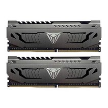 패트리엇 바이퍼 스틸 DDR4 3200MHz PC4-25600 32GB (2x16GB) 알루미늄 히트싱크 데스크탑 메모리 PVS432G320C6K, 3000MHz 32GB
