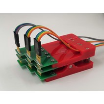 테스트 랙 PCB 클램프 지그 고정 장치 프로브 다운로드 프로그램 프로그래밍 굽기 1.27, [01] 22mm test depth, [03] 4Pin