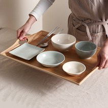 검트리 애쉬 우드트레이 커브핸드 손잡이쟁반(4size), 특대(50X35cm)