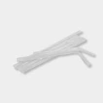 일회용빨대 25cm 자바라형 투명빨대(500개 개별포장)