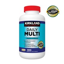Kirkland Signature Daily Multi Vitamin 커클랜드 시그니처 데일리 멀티 비타민 미네랄 500정 32oz