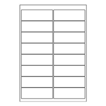 오피스라벨 A4 라벨지 16칸(2x6) 100매 흰색 주소용라벨 우편발송라벨 DM라벨 폼텍 규격 라벨용지 라벨지, 16칸(2x8), 200매