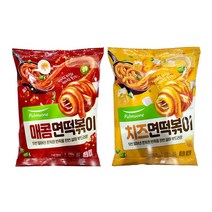 (상온)[풀무원]치즈 면떡볶이190g+매콤 면떡볶이190g