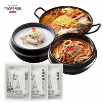 미스타셰프 육개장 600g + 부대찌개 600g + 설렁탕 600g