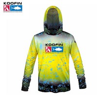 패브릭 소재 기능성 낚시의류 자외선 차단 통기성 후드, 2