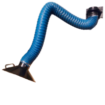 접이식 국소 배기 장치 암 자바라 후드 정화기 흡입, 벽걸이 4m(160mm)