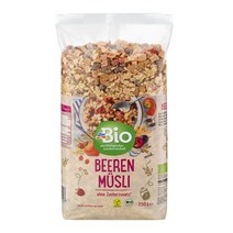 BIO 뮤즐리 무가당 유기농 베리 시리얼 독일 DM 750g, 1개
