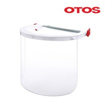 스프링 헬멧부착 보안면 용접가림막 방역 목공 그라인더작업 외부현장 화학방진안경, 오토스테크 OTOS 보안면 F-66A (안전모부착, OTOS 보안면 F-66A (안전모부착형 스프링)