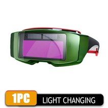 용접안경 용접고글 고글보안경 자동 디밍 안경 눈부심 방지 아르곤 아크 태양광 특수 마스크, 없음, Light Changing