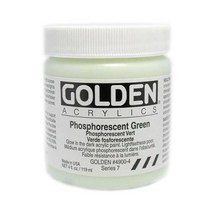 [골덴]Phosphorescent(야광) 아크릴물감낱색 119ml 시리즈 7, 단품