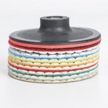 대리석연마3인치 80mm 학년 드라이 폴리싱 패드 다이아몬드 연마 화강암 대리석 스톤 샌딩 디스크, 11 200_01 4 inch 100mm