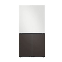 삼성 비스포크 냉장고 4도어 키친핏 615L 코타화이트+차콜 RF60B91C326
