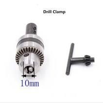 폴리싱 광택기 무선 듀얼 연마 기계 액세서리 고정 장치 클램프 된 그라인딩 휠 샤프트 톱 스핀들 용 커넥, 02 Drill clamp